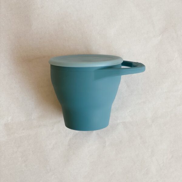 smoke blue foldable cup noknok