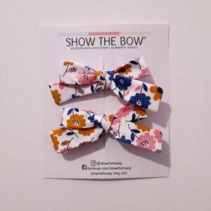 σετ φιογκακια floral blast show the bow