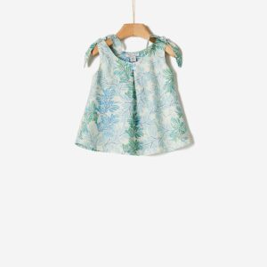 top floral seagreen yell-oh