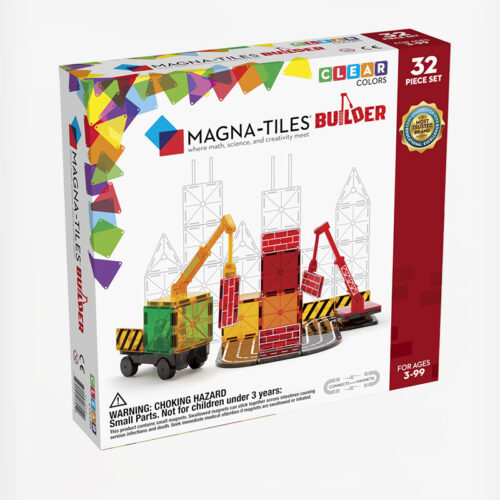 Magna-Tiles Μαγνητικό Παιχνίδι 32 κομματιών Builder