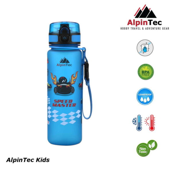 Alpintec Παγούρι 500ml Blue Cars